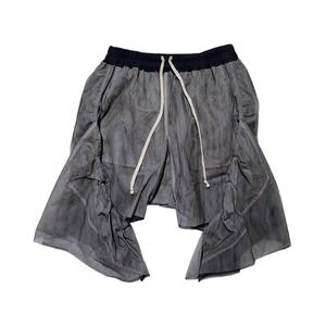 Rick Owens SAMPLE SS15 Faun Mesh layered abstract shorts